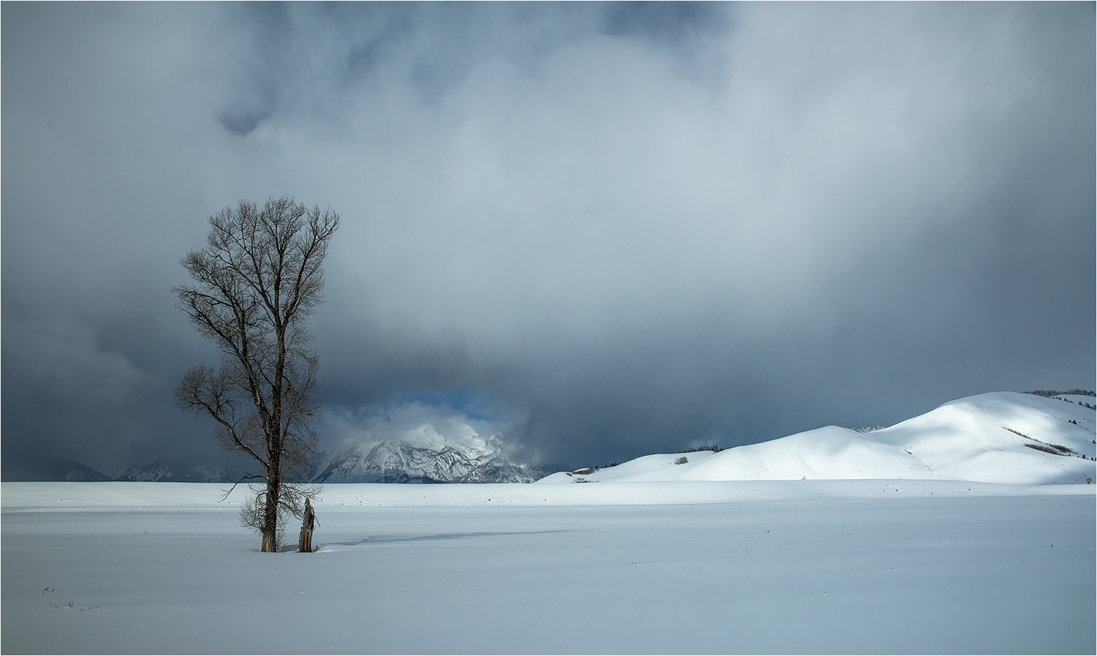 A GLIMPSE OF THE TETONS